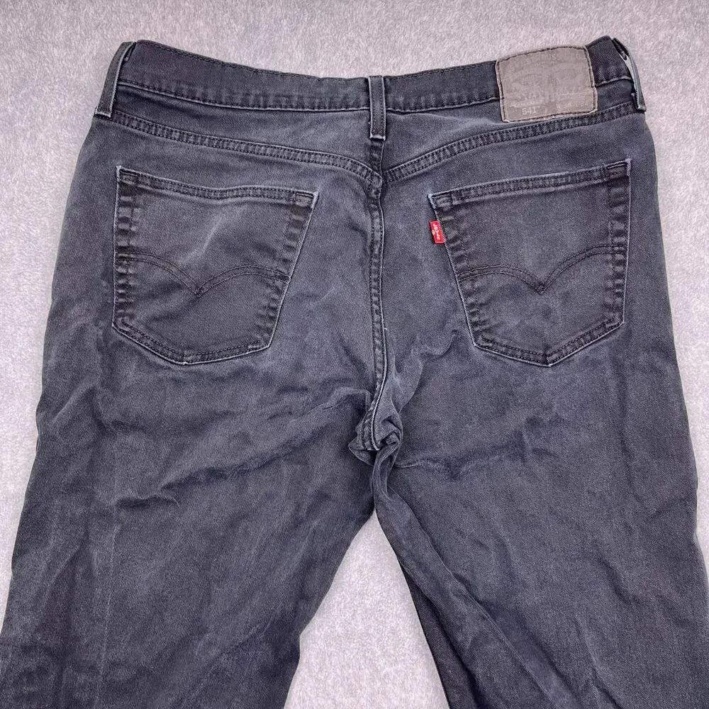 Levi's‎ 541 Tapered Jeans Mens 34x34 (Fits 34x32) Black Denim